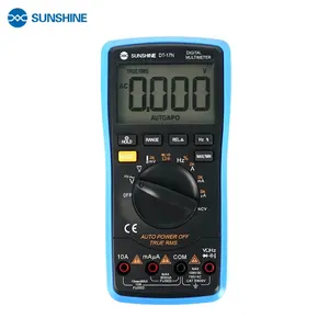 Sunshine DT-17N - Multímetro digital para tela LCD, instrumento de controle automático de tensão, ferramentas para reparo de celular, faixa automática de controle de tensão