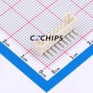 ZX-PH2.0-9PWZ-GW Wire-to-Board Pin Header Bent Lead Through Hole,P=2mm Connector 1x9P 2mm Right Angle Insert PH - Product Image 1