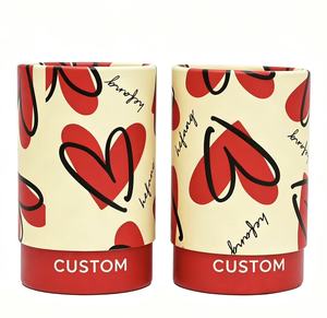 Tubo de Papel Cilíndrico Biodegradable, Ecológico, Reciclable, de Grado Alimenticio, con Ventana y Etiquetado Personalizado con Logotipo para Té, Café, Dulces, Cosméticos y Regalos - Product Image 3