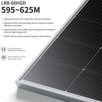 Modules photovoltaïques haute performance 595~625M Panneaux solaires monocristallins pour centrales électriques
