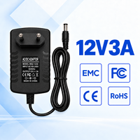 Adaptateur secteur mural personnalisé 12V 3A 36W AC DC 100-240V