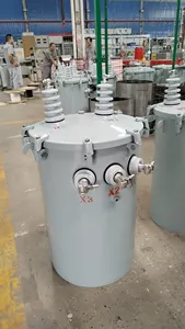 Transformateur monté sur pôle monophasé, 10 15kva 25 kva 37,5 kva 50 kva 100 kva 375kva 10kv 11kv abaisseur double tension, prix