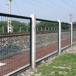 Pabrik besar menjual bubuk galvanis celup panas dilapisi panel pagar pembatas ganda dan pagar gerbang Grid di berbagai dimensi tinggi - Product Image 4
