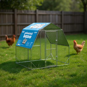 Corral para Pollos Tackland, de Acero Galvanizado, Grande, para Exteriores, Duradero, de Forma Rectangular - Product Image 2