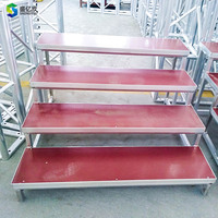 Plateforme chorale en aluminium durable de 18 mm d'épaisseur, installation facile, podium modulaire pliable, estrade pour chœur