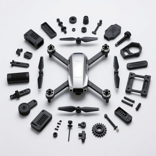 Injection Parts Plastic Accessories Factory Custom Plastic Parts China Various PP ABS PA POM PC Plastic Molded Parts