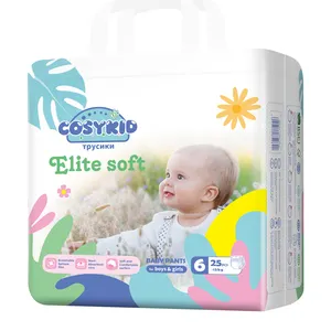 Sıcak satış özel marka COSYKID bebek bezi özelleştirilmiş inkontinans su geçirmez bezleri toptan bebek yukarı çekin alıştırma külodu