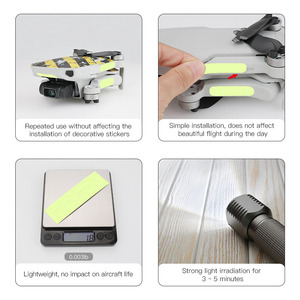 1 Set Leuchtende Aufkleber für NEO <span class=keywords><strong>2</strong></span>/Mini 5 Pro/Air 3S/NEO/Mini 4 <span class=keywords><strong>3</strong></span> Pro/Mini <span class=keywords><strong>2</strong></span>/SE Fluoreszierende Aufkleber Fluoreszierende Hautzubehörteile - Product Image 3