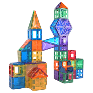 MNTL - Juego de 55 Bloques de Construcción Magnéticos STEM para <span class=keywords><strong>Educación</strong></span> Temprana, Apto como Juguete Educativo para Niños de 3 Años en Adelante - Product Image 4