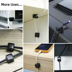 Pengatur kabel magnetik kecil harga bagus pemegang kabel USB klip Data