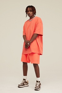 เสื้อยืดขายส่ง คุณภาพสูง ผ้าฝ้าย เสื้อยืดโอเวอร์ไซส์ เสื้อยืดลำลองผู้ชาย ชุดเสื้อยืดสไตล์สตรีทสปอร์ต - Product Image 3