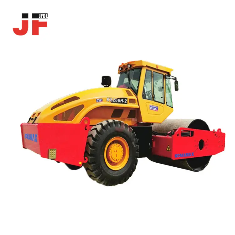 Good quality double driver single drum road rollers KS125D hydraulic drum vibration rollers