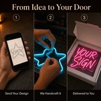 Enseigne néon LED personnalisée avec design gratuit, enseigne néon UV pour entreprise, nom, logo, enseigne néon pour maison, magasin, fête, vacances