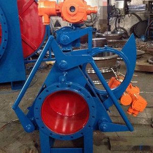 Válvula de Compuerta de Cadena con Brida Ciega de Acero Fundido con Actuador Eléctrico para Gas a Alta Temperatura para Uso Industrial - Product Image 1