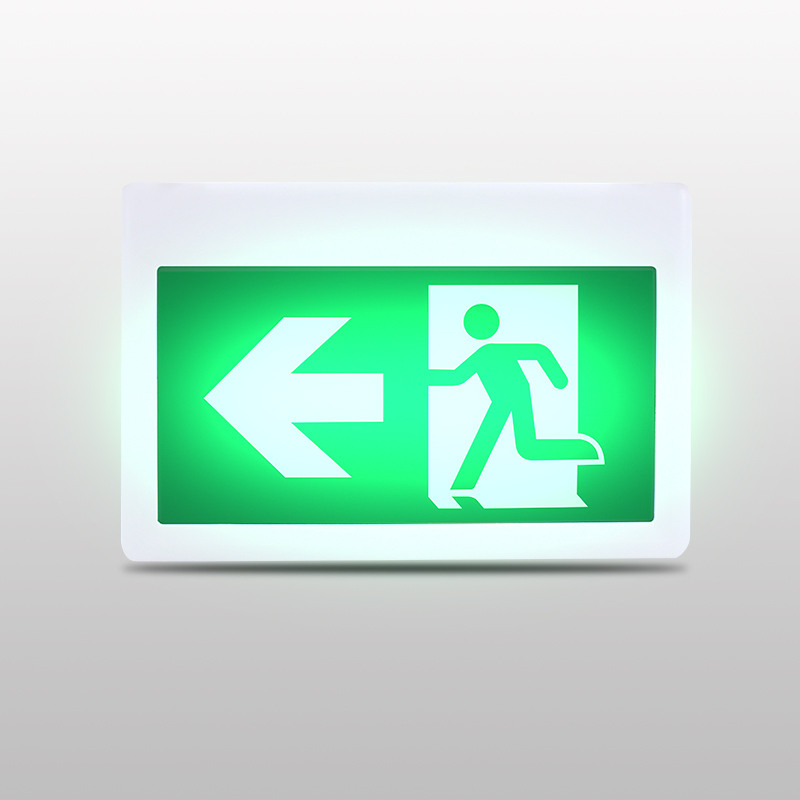 2021 New Style China Supplier Side Wall Hang Mounting Green Runningman Sign Led Exit Sign 220v Emergency Light