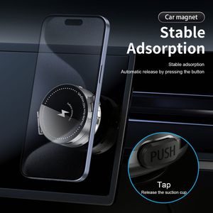 Support de téléphone magnétique pliable à rotation 360° pour voiture, modèle privé C3 C5, chargeur sans fil 15W de haute qualité - Product Image 5