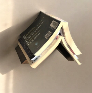 Ferme mural flottant bois Triangle <span class=keywords><strong>livre</strong></span> <span class=keywords><strong>support</strong></span> signet lecture repos <span class=keywords><strong>support</strong></span> <span class=keywords><strong>livre</strong></span> <span class=keywords><strong>de</strong></span> <span class=keywords><strong>cuisine</strong></span> étagère <span class=keywords><strong>de</strong></span> rangement pour nouveau cadeau d'if - Product Image 2