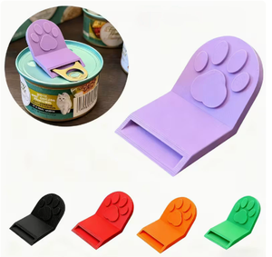 Ouvre-boîte ergonomique pour aliments pour animaux de compagnie en forme de patte de chat, outil de déblocage facile pour les conserves de chats et chiens, protège les ongles, accessoires de cuisine - Product Image 1