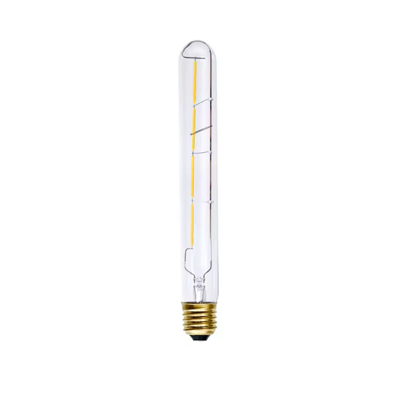 KASUN Vintage T30 300 Edison Retro Straight Filament High CRI 80 3500K Warm White Decorative Light Bulb 4W LED E27/E26/B22 Base