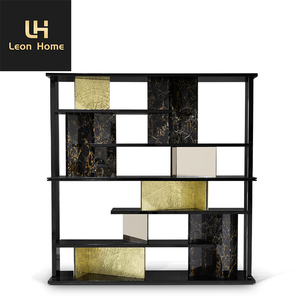 Estante <span class=keywords><strong>de</strong></span> Exhibición <span class=keywords><strong>de</strong></span> Mármol <span class=keywords><strong>de</strong></span> Lujo, Librería Postmoderna <span class=keywords><strong>de</strong></span> Alta Gama, Librería Italiana, Estante <span class=keywords><strong>de</strong></span> Almacenamiento <span class=keywords><strong>de</strong></span> Madera Maciza - Product Image 5