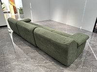 Pouf convertible d'angle de bureau, gain de place, mobile, avec coussin, canapé compressible, moderne, minimaliste, pour villa, coin de sieste relaxante