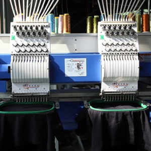 Máquina <span class=keywords><strong>de</strong></span> Bordar Computarizada <span class=keywords><strong>de</strong></span> Doble Cabezal <span class=keywords><strong>de</strong></span> Alta Calidad con 12 Agujas, 1200 RPM, Nueva, Automática, <span class=keywords><strong>Precio</strong></span> <span class=keywords><strong>de</strong></span> Fábrica Personalizado para Venta al por Menor - Product Image 3