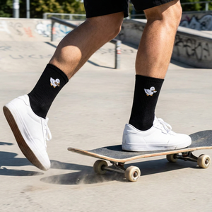 Chaussettes de sport en coton respirantes et antidérapantes personnalisées avec logo, séchage rapide et évacuation de l'humidité, idéales pour la randonnée (vente en gros) - Product Image 2