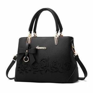 Sac à main en similicuir pour femme, style moderne, fermeture éclair et deux poignées de transport, idéal pour le shopping, les voyages et le bureau - Product Image 1
