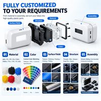 Pièces moulées par injection plastique personnalisées, raccords de serrage de tuyaux en plastique PP multicolores pour l'industrie des machines et de l'automobile