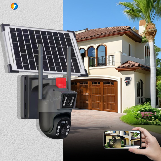 Solar Camera 360 Degree Rotate Outdoor Solar 4G CCTV Wifi Surveillance Camera Sim Card