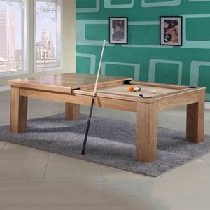 Table de <span class=keywords><strong>billard</strong></span> de salle à manger de style américain moderne de luxe en bois massif de qualité supérieure, vente en gros d'usine 2024, usage commercial - Product Image 1