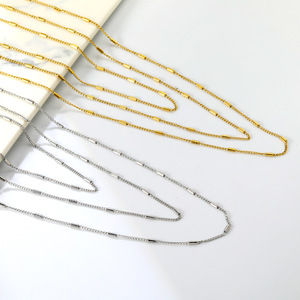 Collar de aleación de zinc con diseño geométrico minimalista para mujer, accesorio de moda. - Product Image 1