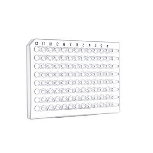 Haier Biomedcial 0.2Ml Transparent 96 puits Pcr plaque microplaque détachable Pcr Tube plaque demi-jupe pour ABI