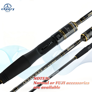 Caña de Pescar <span class=keywords><strong>Bassmaster</strong></span> FUJI Parts, Caña de Jigging Lento, Señuelo, Fibra de Carbono, Casting, Spinning, Slow Pitch Jigging - Product Image 1
