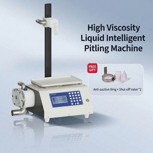 Petite machine de remplissage automatique de liquides visqueux avec dosage quantitatif pour le miel, la pâte de poire, le tahini, le détergent, la résine et le sous-conditionnement - Product Image 1