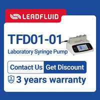 TFD01-01 de fluide au plomb Pompe à seringue de laboratoire électrique de type fendu de haute précision Mini mode de travail de retrait d'infusion