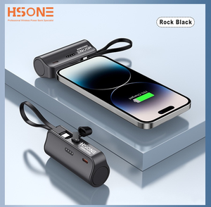 Cargador Portátil Mini Capsule de 10000 mAh con Carga Rápida PD de 22.5 W, Manos Libres, con Cable, Soporte para Teléfono y Pantalla Digital - Product Image 4