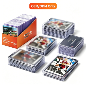 Cartes à collectionner TCG personnalisées en métal doré sur le thème des joueurs de football, avec boîte mystère, pour jeu de cartes d'usine - Product Image 2