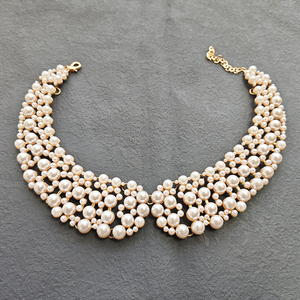 Collar de Cadena Gruesa Chapado en Oro con Cristales de Estrás para Mujer, Joyería de Moda de Lujo en Acero Inoxidable - Product Image 2