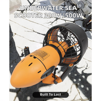 Scooter sous-marin avec propulseur 300W/500W, vitesse 5,2 km/h, batterie lithium/plomb-acide, catégorie de produits : scooters aquatiques