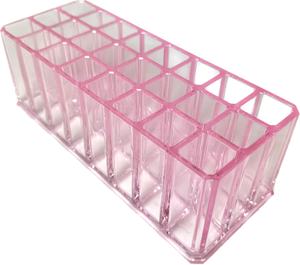 Buen precio final, venta al por mayor, diseño personalizado, acrílico, transparente, cosméticos, organizador de pintalabios - Product Image 5