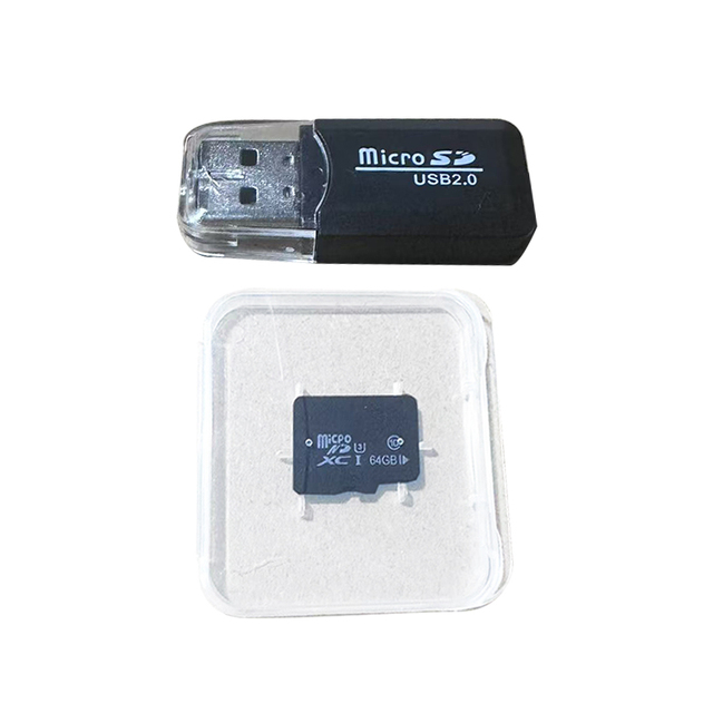 64GB 32GB SD Memory Card TF Card with USB Card Reader for Drone