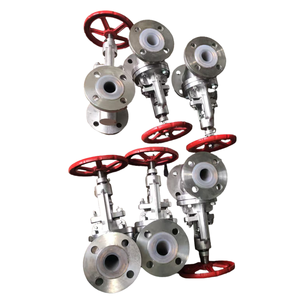 Hot Selling Origina Customized 1/2-14 Inch Carbon Steel <b>Bonnet</b> PTFE Sealed Manual Fluorin-lined Plug Valve for Petro-chemical In - Product Image 2
