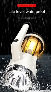 New Romantic High Power Searchlight and Led Lantern 2 in 1 TYPE-C Rechargeable Outdoor <b>Waterproof</b> Modern Led Camping <b>Light</b> - Product Image 6