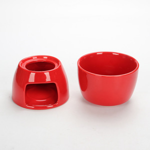 Ensemble de bols à chocolat en céramique de haute qualité, réchaud à fromage chauffé à l'alcool, fabriqué sur mesure selon vos designs. - Product Image 1