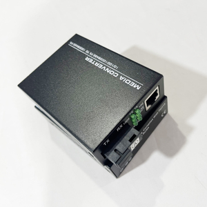 Convertidor de medios de <span class=keywords><strong>fibra</strong></span> a Ethernet de modo único Gigabit, convertidor Ethernet de <span class=keywords><strong>fibra</strong></span> SC a cobre RJ45 SMF, hasta 20km - Product Image 1