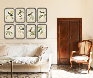 Cadre de photo décoratif mural, Collection printemps, ensemble de 8 panneaux, décoration pour la maison <span class=keywords><strong>et</strong></span> le bureau - Product Image 4