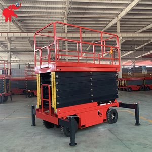 Hydraulic Mobile Scissor Lift Mini Lifting Platform 4m 5m 6m 8m 10m 12m 14m 16m 18m Towable Scissor Lift Platform Aerial Work - Product Image 2