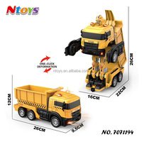 Juguetes de construcción de 40MHZ, vehículos con Control remoto, transforman la deformación, Robot de juguete, coche, camiones Rc
