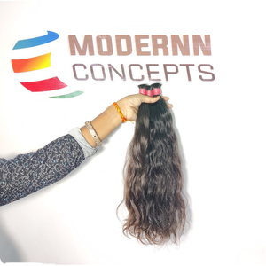 Extensions de cheveux humains en vrac de vague naturelle vietnamienne vierge 100% en gros Vendeur de confiance de cheveux bruts droits indiens non transformés - Product Image 1